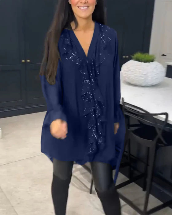 ISABELLA | Blusa con volantes