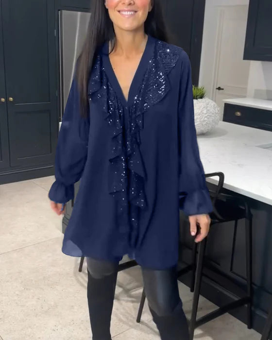 ISABELLA | Blusa con volantes