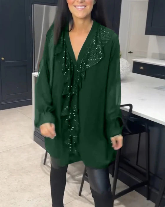 ISABELLA | Blusa con volantes