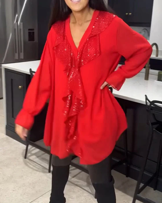 ISABELLA | Blusa con volantes