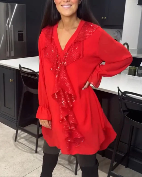 ISABELLA | Blusa con volantes