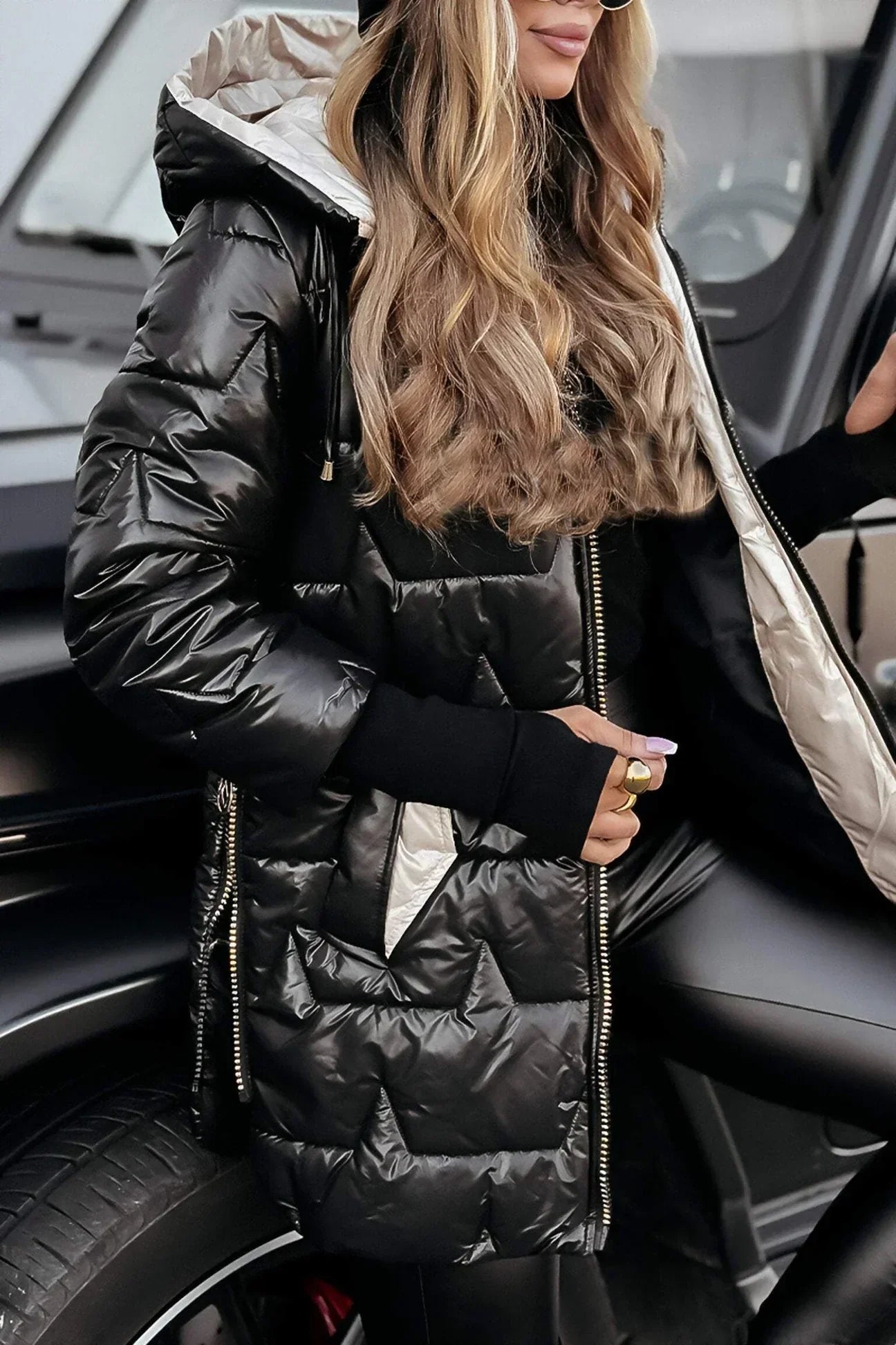ASTRID | Chaqueta de invierno con capucha y forro