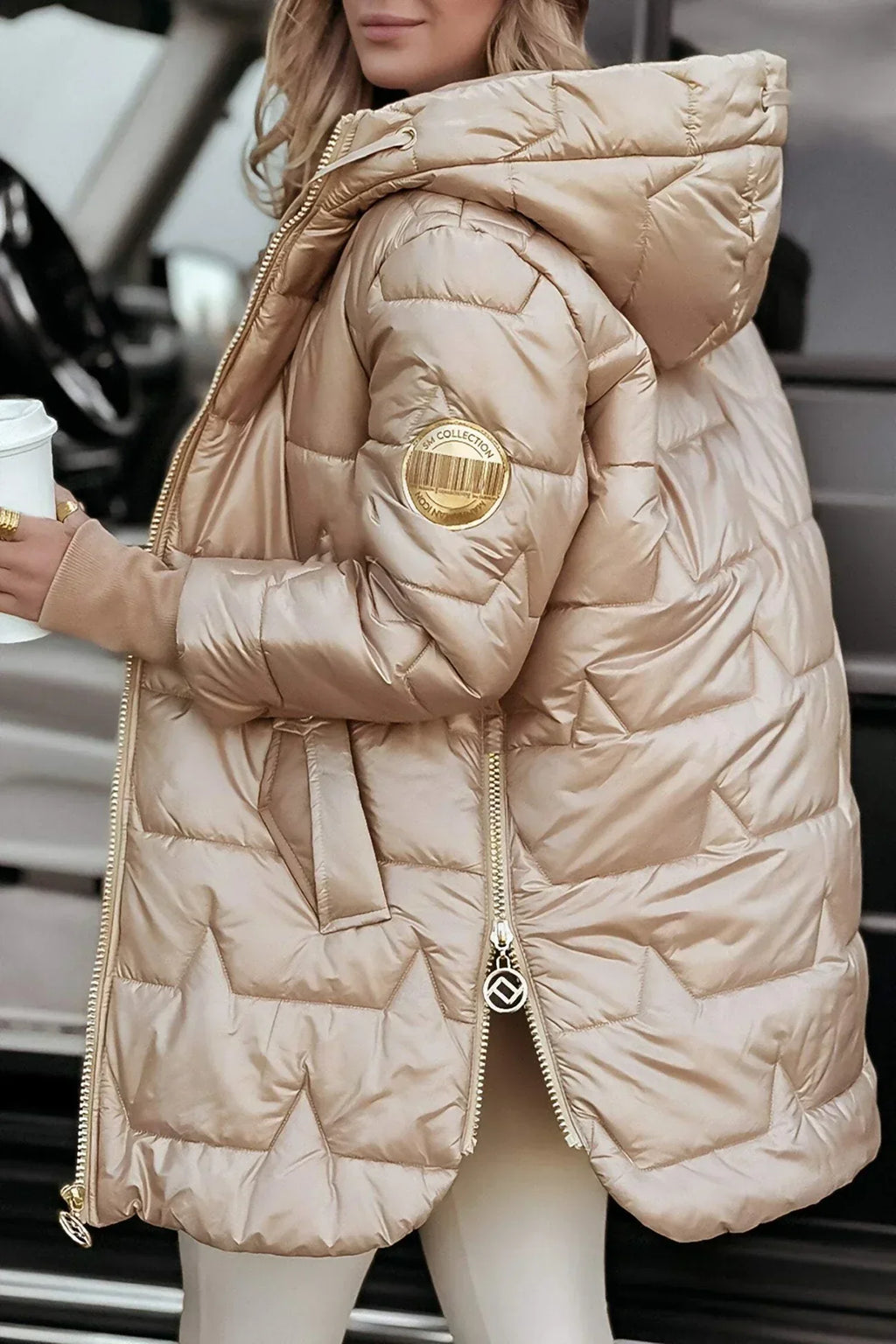 ASTRID | Chaqueta de invierno con capucha y forro