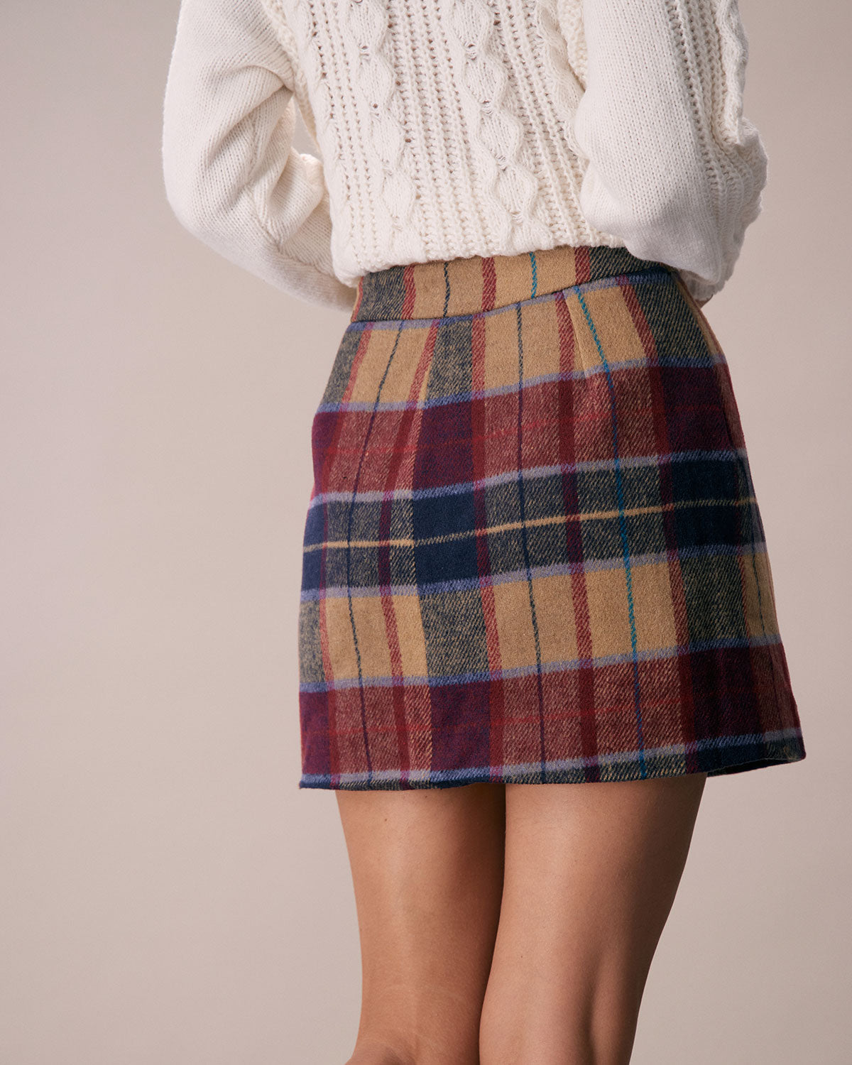 MAR | Minifalda de tweed con cremallera